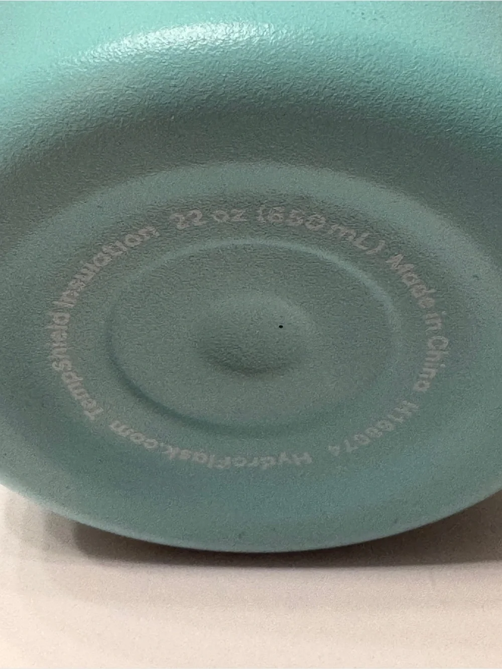 Hydro Flask Light Teal Powder-Coated Stainless Tumbler